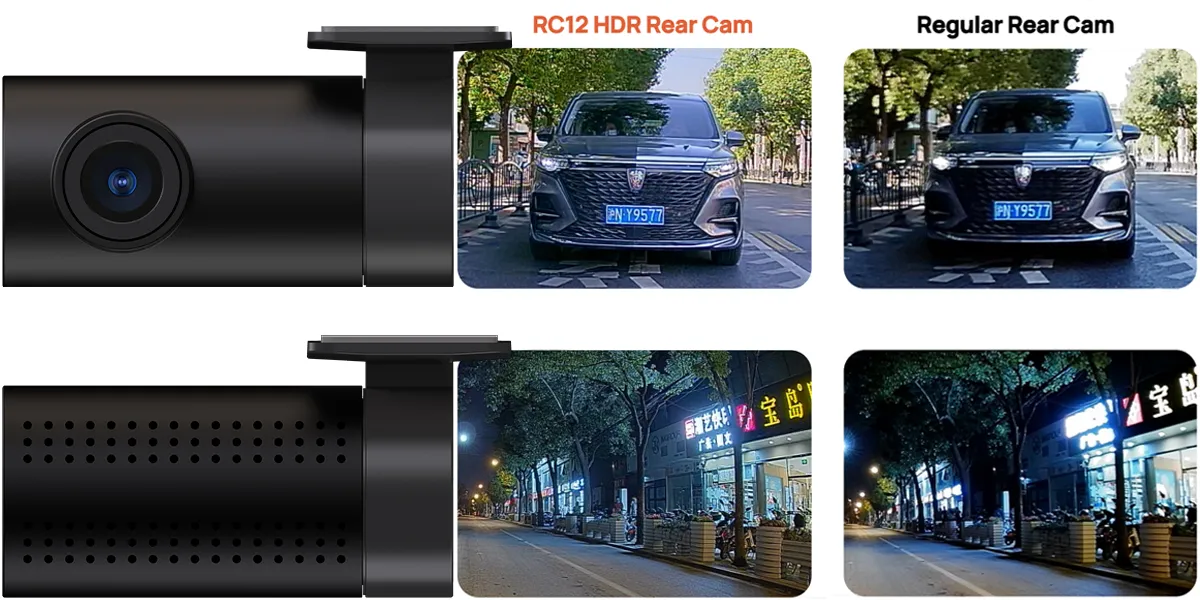 W zestawie kamera wsteczna RC12