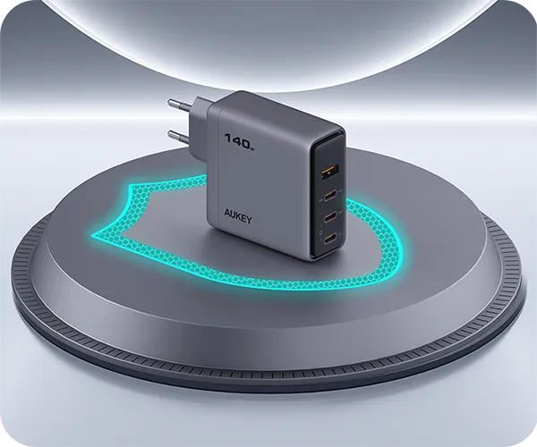 Ładowaka sieciowa Aukey 140W 4xUSB PA-C06