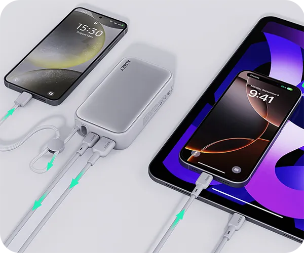 Aukey Powerbank 10000 mAh o mocy 30W PD z USB-C