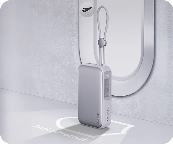 Aukey Powerbank 10000 mAh o mocy 30W PD z USB-C