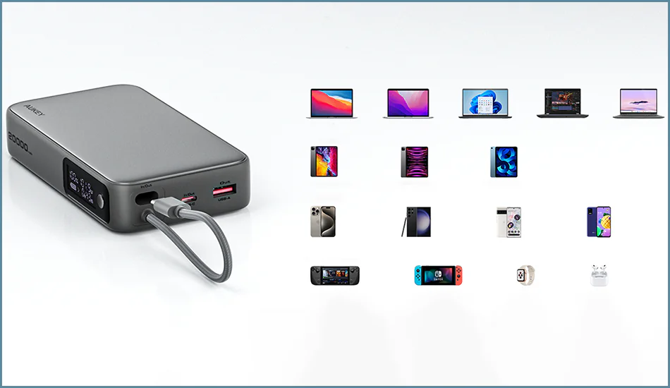 Powerbank Aukey Spark Sling 20000 mAh