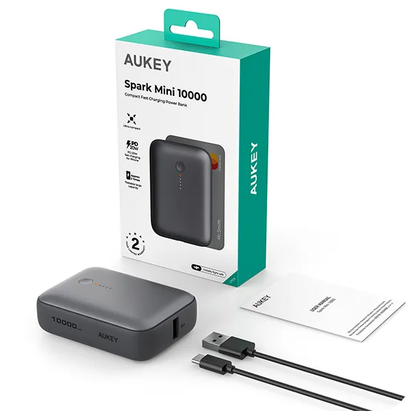 Aukey Powerbank 10000 mAh o mocy 22.5W z USB-C