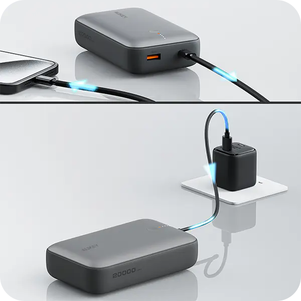 Aukey Powerbank 20000 mAh o mocy 22.5W z USB-C