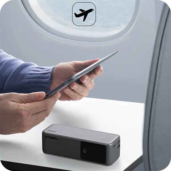 Aukey Powerbank 27600 mAh o mocy 140W z USB-C
