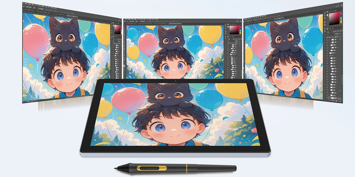 Szerokie kąty widzenia — prezentuj bez zniekształceń