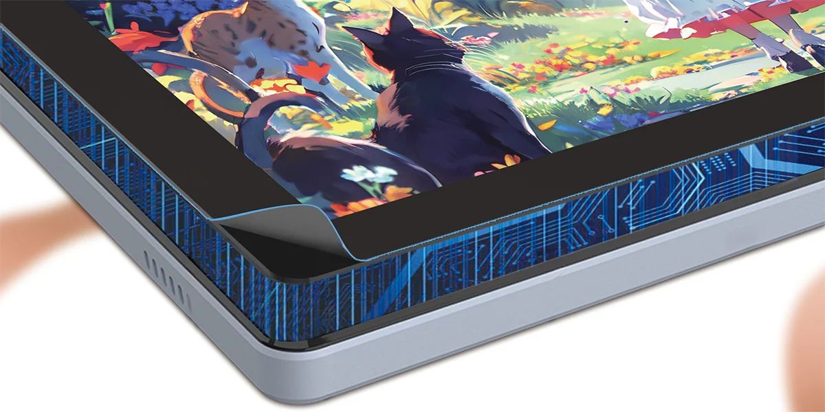 Ekran IPS HD z fakturą papieru