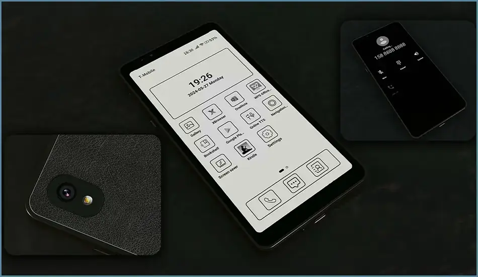 Czytnik i smartfon e-ink