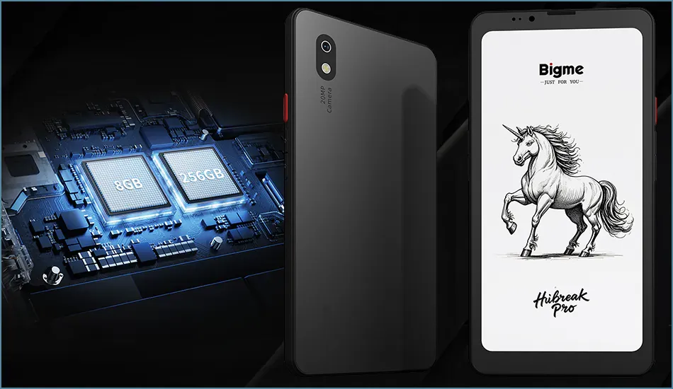 Czytnik i smartfon e-ink