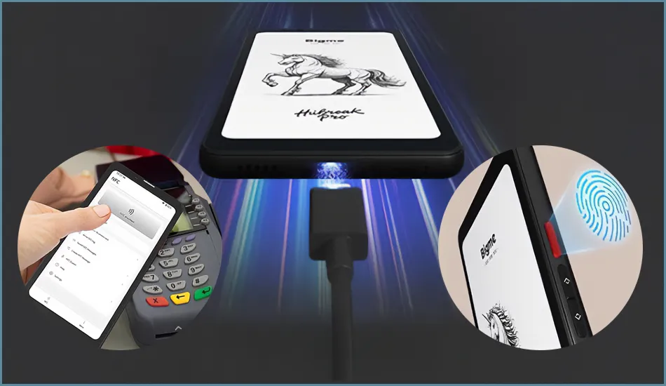 Czytnik i smartfon e-ink