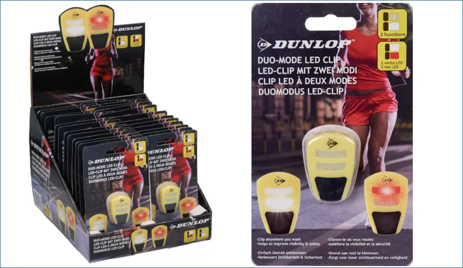 Dunlop Lampka LED do biegania