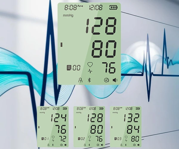 Duży ekran – odczyt jasny jak dzień, nawet przy lampce nocnej