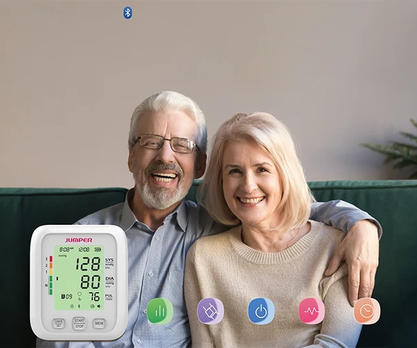 Pamięć 2x99 pomiarów – śledzisz zmiany bez notatnika