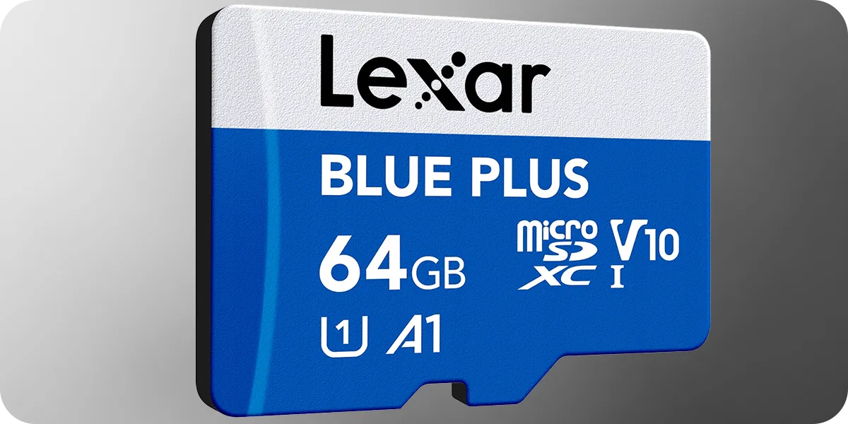 Karta microSDXC 64GB Lexar Blue Plus