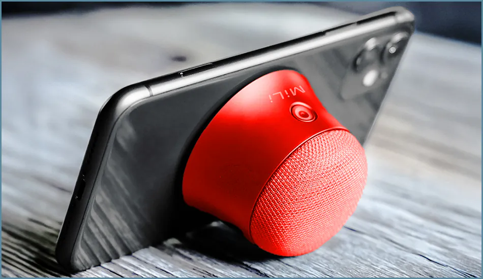 MiLi SoundMate głośnik bluetooth z mag safe czerwony sklep cyfra.eu