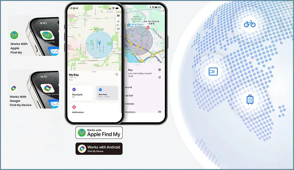 mitag czarny czarne etui mili liokalizator android