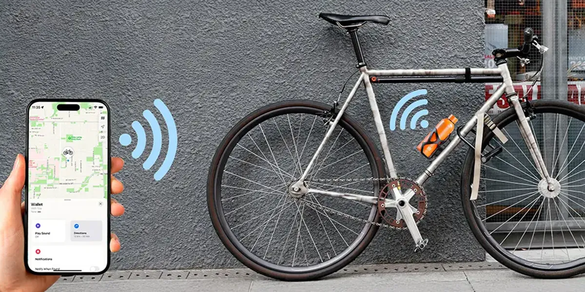 MiTag bicycle bottle holder z lokalizatorem Mitag
