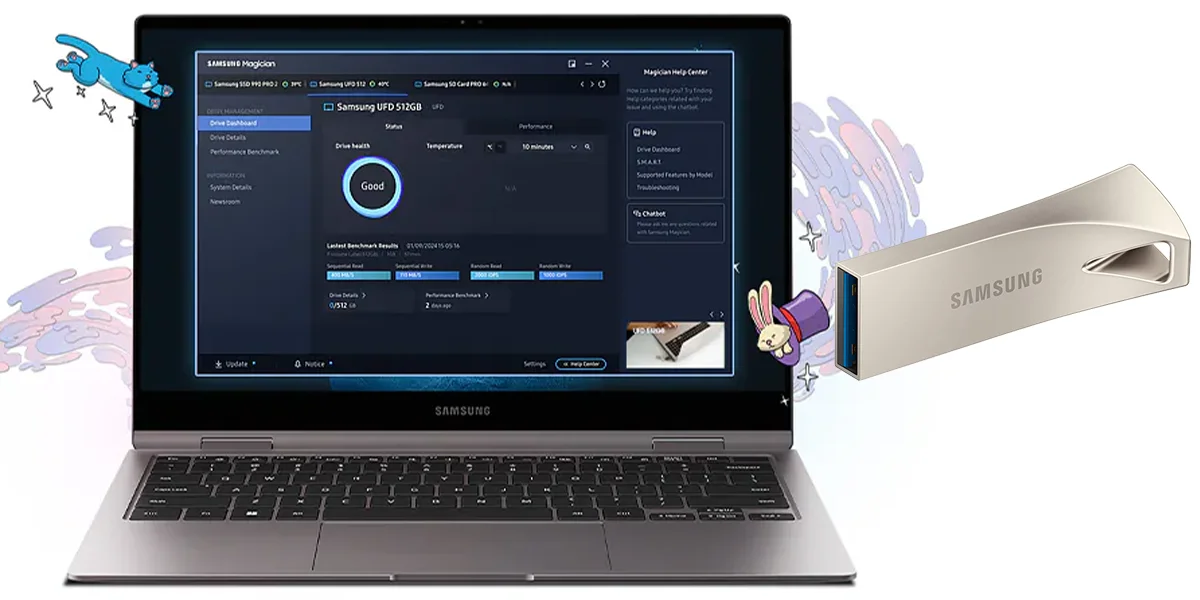 Samsung Magician — zaawansowane narzędzie do obsługi pamięci