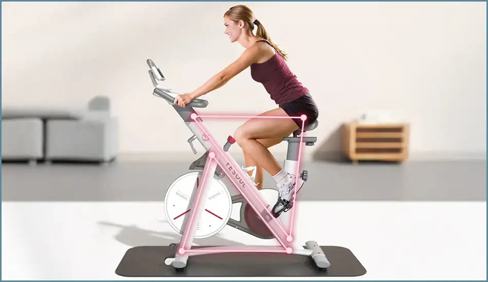 Spinningowy Rower Treningowy YESOUL s3 biały