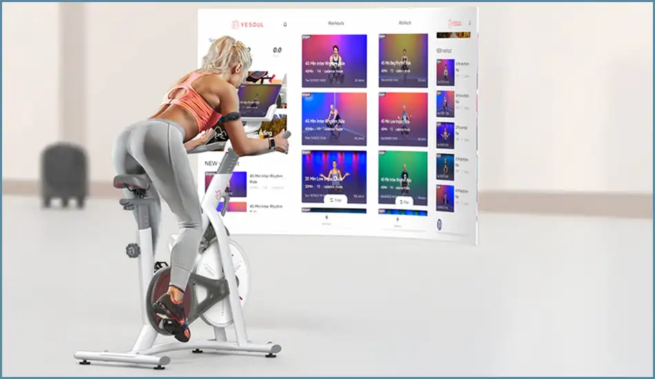 Spinningowy Rower Treningowy YESOUL s3 biały