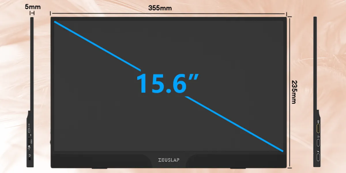 Monitor przenośny Zeuslap Z15ST