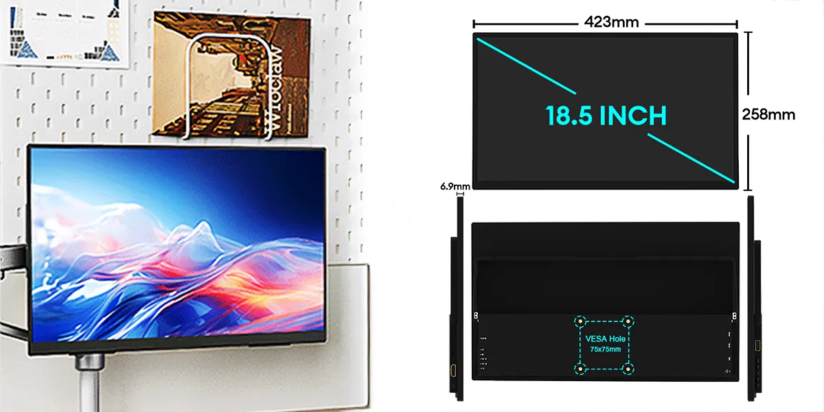Monitor przenośny Zeuslap Z18S