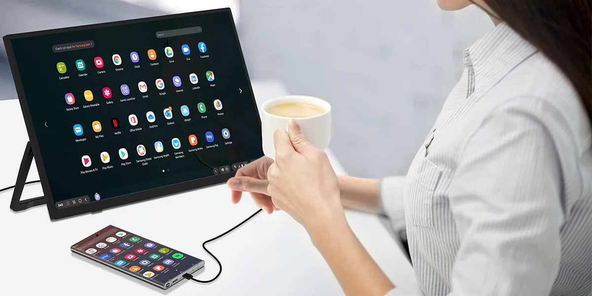 Monitor przenośny Zeuslap ZP156