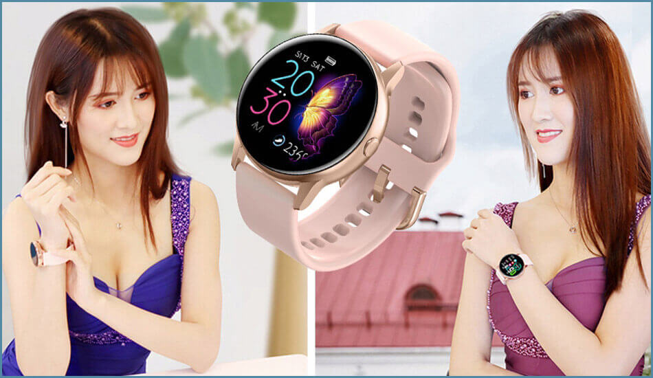Smartwatch-DT88-rose-opaska-sylikon