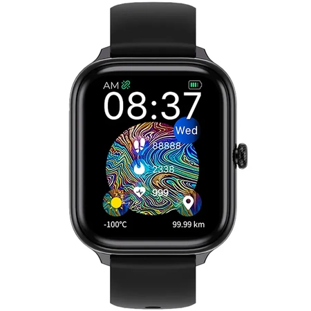 Imilab Czarny Smartwatch Zegarek sportowy IMIKI ST1