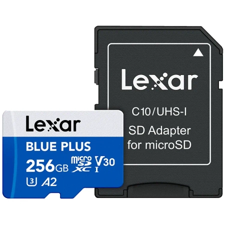 Lexar Karta pamięci Blue Plus 256GB + adapter SD microSDXC