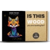 Wood You Do Puzzle drewniane LIS | Cute Little Fox | 140 elementów | A4
