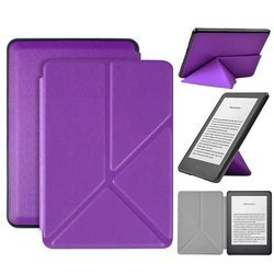 Fioletowe Etui Origami Kindle Paperwhite 4 z rysikiem