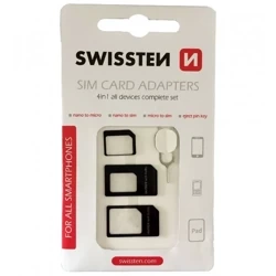 SWISSTEN Uniwersalny adapter SIM 4w1