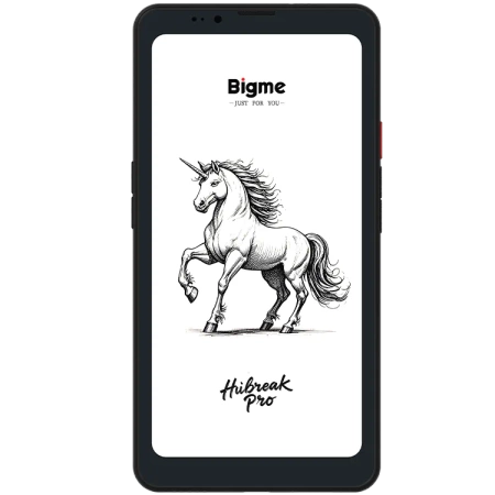 Bigme Czytnik i Smartfon w jednym czarny HiBreak PRO 2w1
