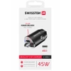 SWISSTEN Ładowarka samochodowa 2xUSB-C 45W