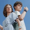70mai Czarny Smartwatch Zegarek sportowy Maimo Watch R GPS + Pomarańczowy wymienny pasek