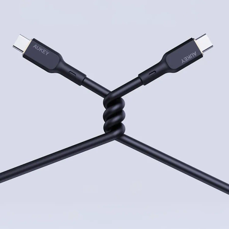 AUKEY kabel USB-C obsługuje PD 240W , 1.8m transfer 480Mbps CB-SCC242