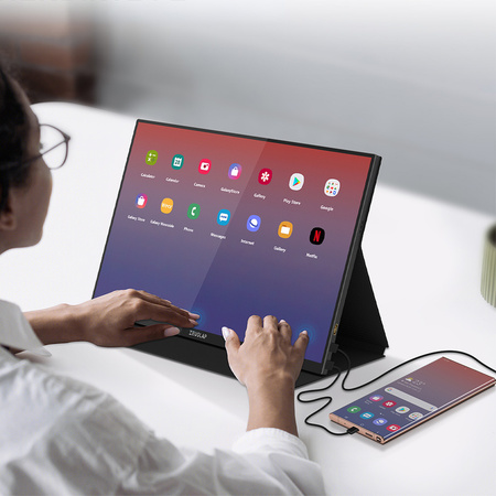 ZEUSLAP Monitor przenośny 16" 2.5K Oxide TFT-LCD z 144Hz P16KT