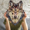 Wood You Do Puzzle drewniane Wilk | Above Average Wolf | 465 elementów | A2