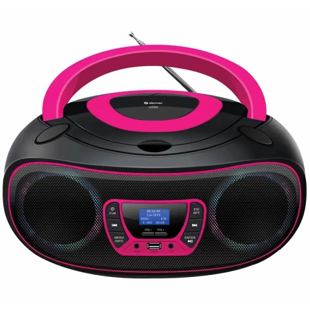 Denver Różowy Radioodtwarzacz DAB+ i FM CD BLUETOOTH TDB-212P