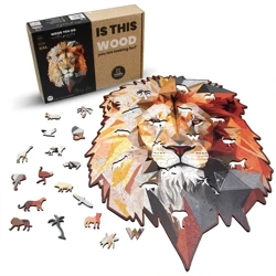 Wood You Do Puzzle drewniane Silny Lew | Strong Lion | 465 elementów | A2