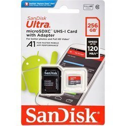 SanDisk Karta pamięci 256GB V30 ULTRA microSDXC