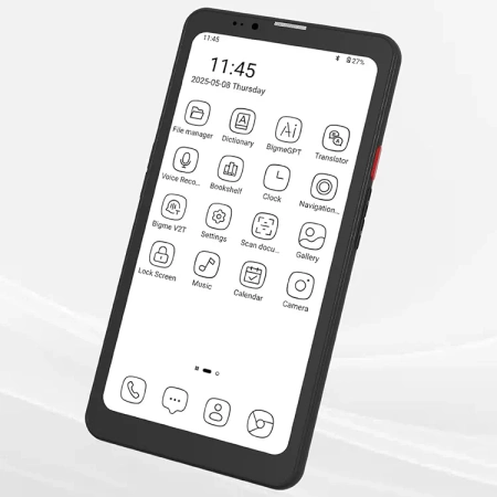 Bigme Czytnik i Smartfon w jednym czarny HiBreak PRO 2w1