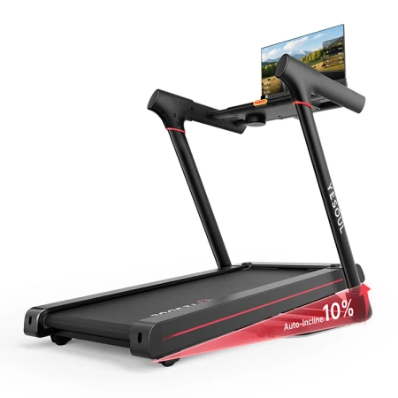 Yesoul Bieżnia Fitness do domu z monitorem 21,5" i automatycznym nachyleniem do 10% T3 PLUS