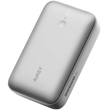 Aukey Powerbank 20000 mAh o mocy 22.5W z USB-C PB-Y57 WH Spark Mini 20000