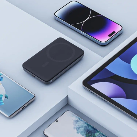 Aukey Powerbank 6700 mAh QI2 15W i 20W PD z USB-C PB-MS05 GY