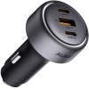 Aukey Szybka Ładowarka Samochodowa 2x USB-C 1x USB-A  CC-P1 66W