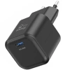 SWISSTEN Czarna Ładowarka sieciowa USB-C 35W + kabel USB-C/USB-C