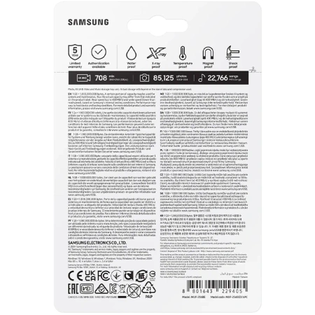Samsung Pendrive 256GB USB 3.2 400MB/s kolor srebrny BAR PLUS