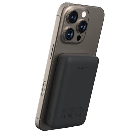 Aukey Powerbank MagFusion 10000 mAh Qi2 i 20W PD z USB-C PB-MS04 GY