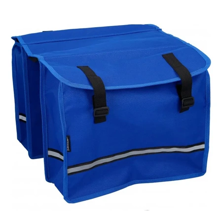 Dunlop Niebieska Torba rowerowa podwójna Double Pannier 26L